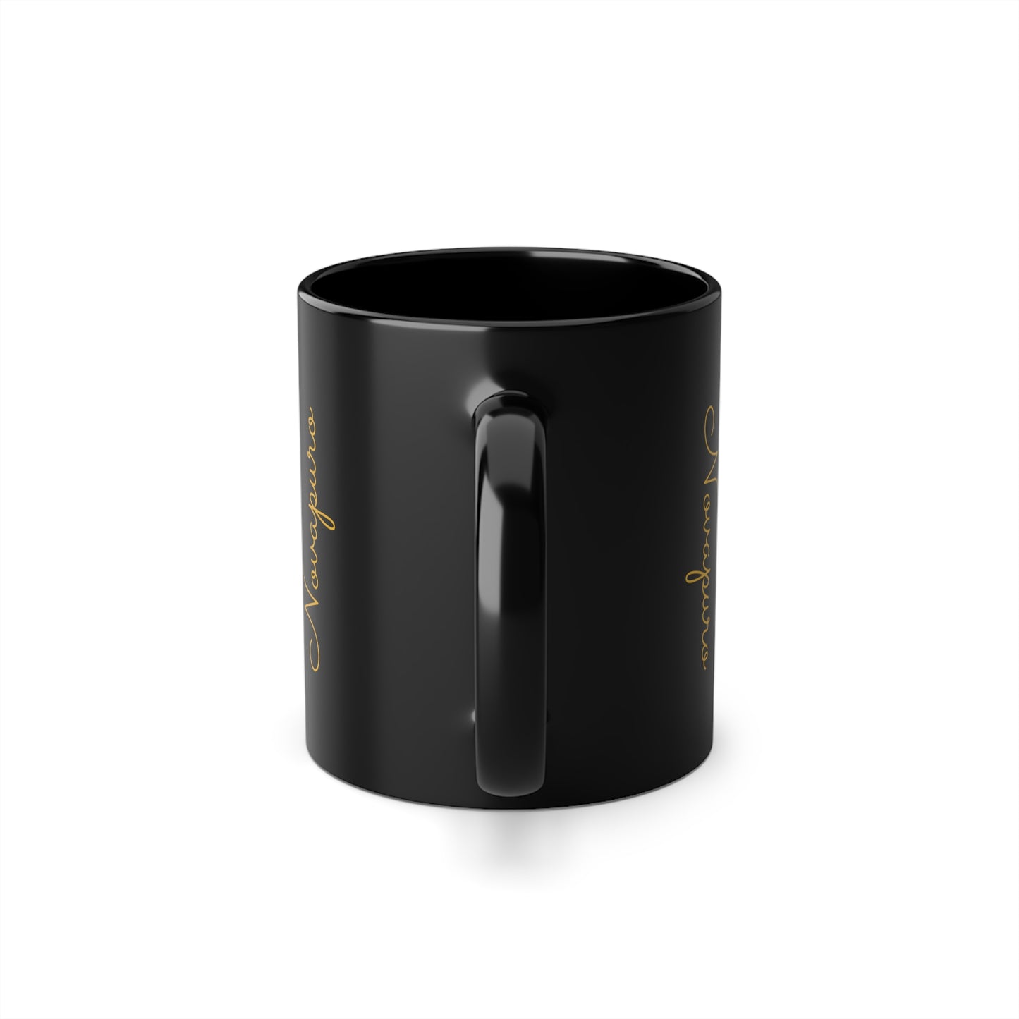 Novapuro "Aurora Flow" Premium Black Mug