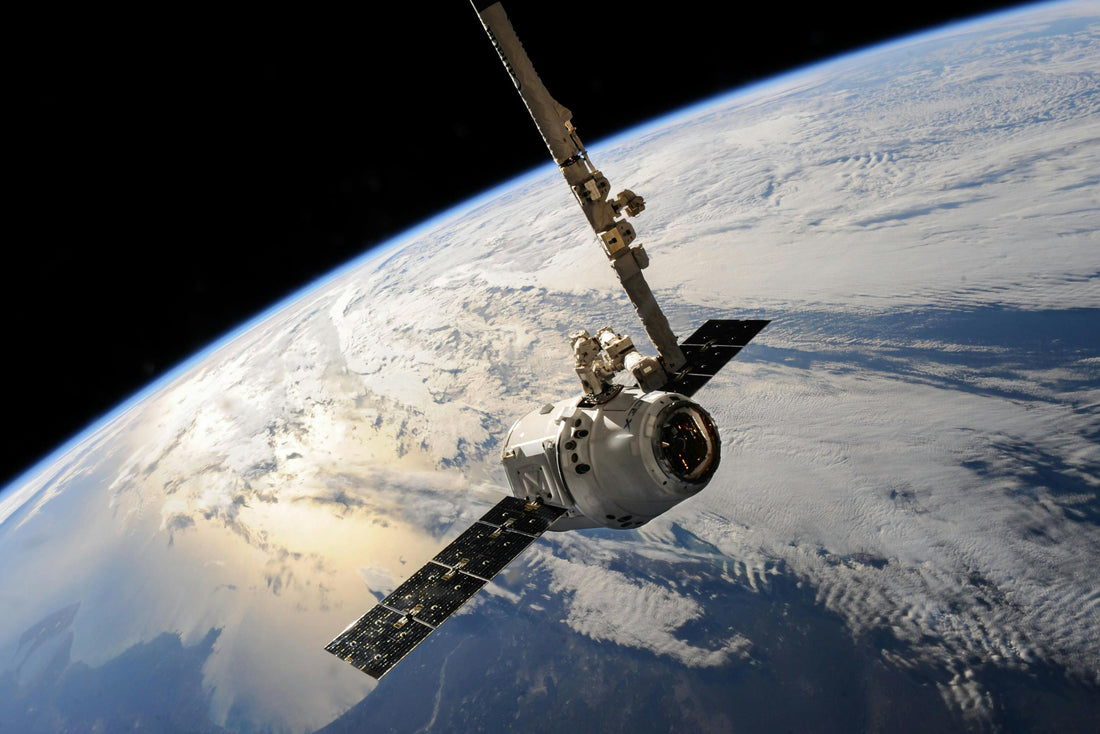 Planet Earth seen from space with a bright blue atmosphere, representing the healing of the ozone layer.