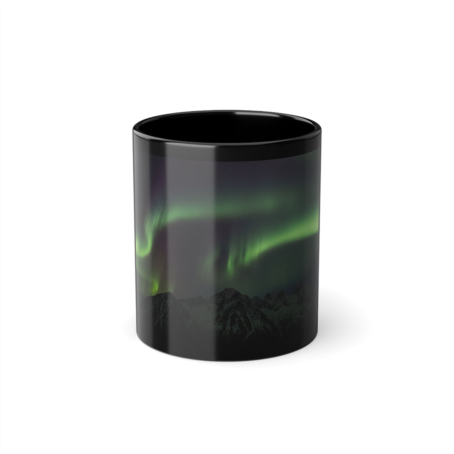 Novapuro "Aurora Flow" Premium Black Mug