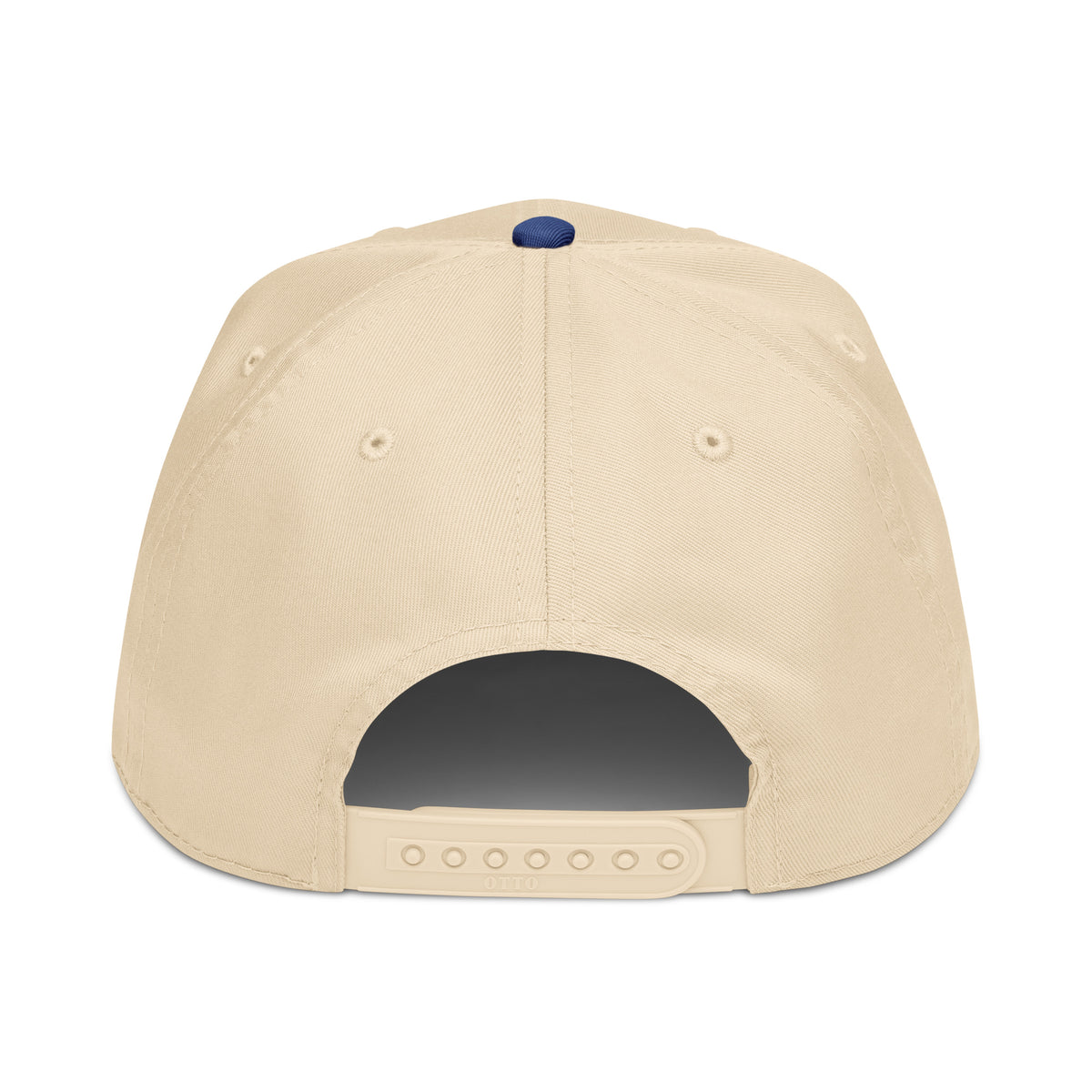 Back view of the Novapuro 5-panel cap showing the adjustable snap closure for a secure and comfortable fit.