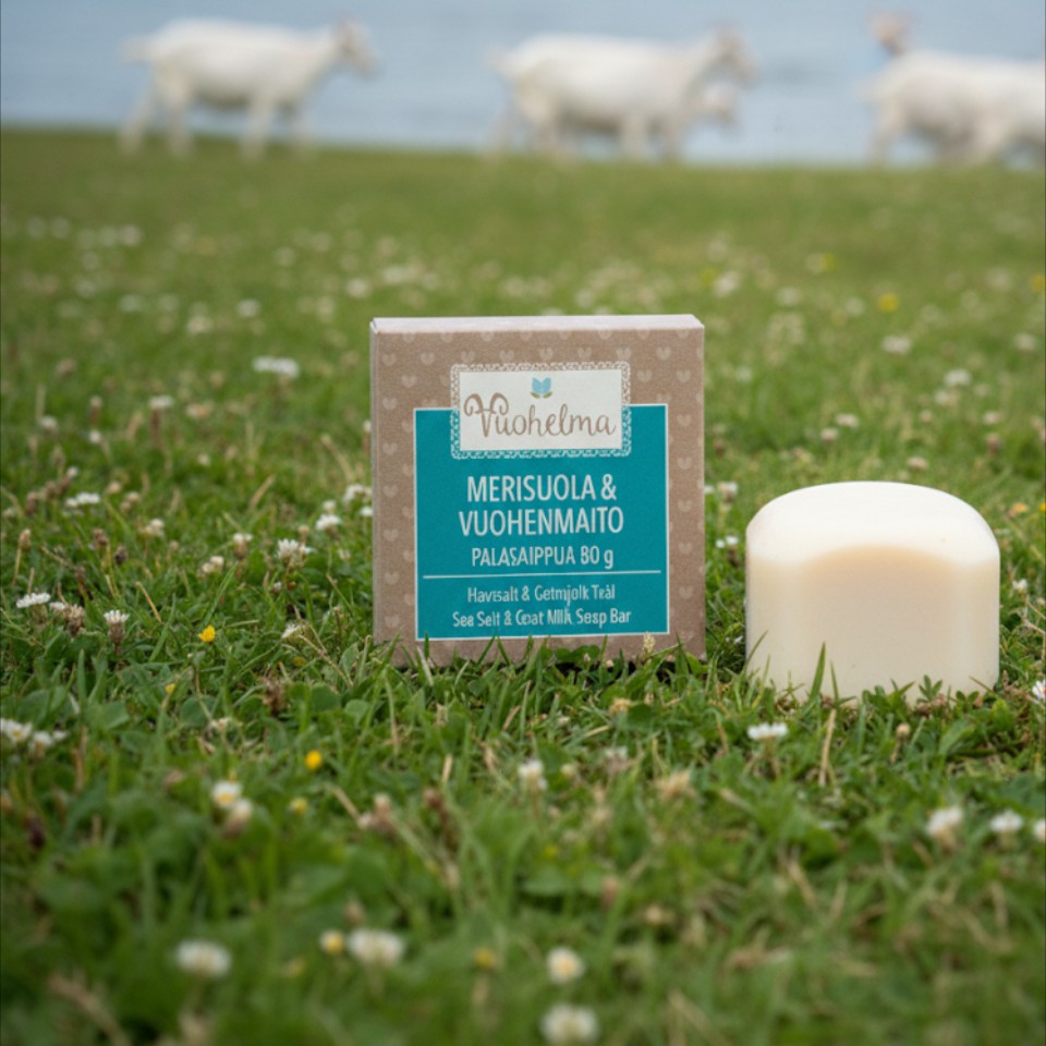 Novapuro Selects: Vuohelma "Sea Salt & Goat Milk" Soap Bar