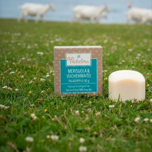 Vuohelma Palasaippua: Merisuola &amp; Vuohenmaito