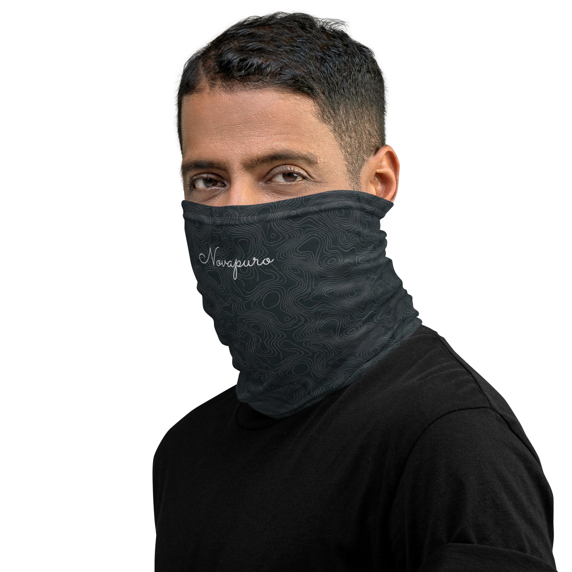 Novapuro Navigator Multifunctional Neck Gaiter. Breathable tube scarf and face covering for outdoor activities like hiking and skiing.
