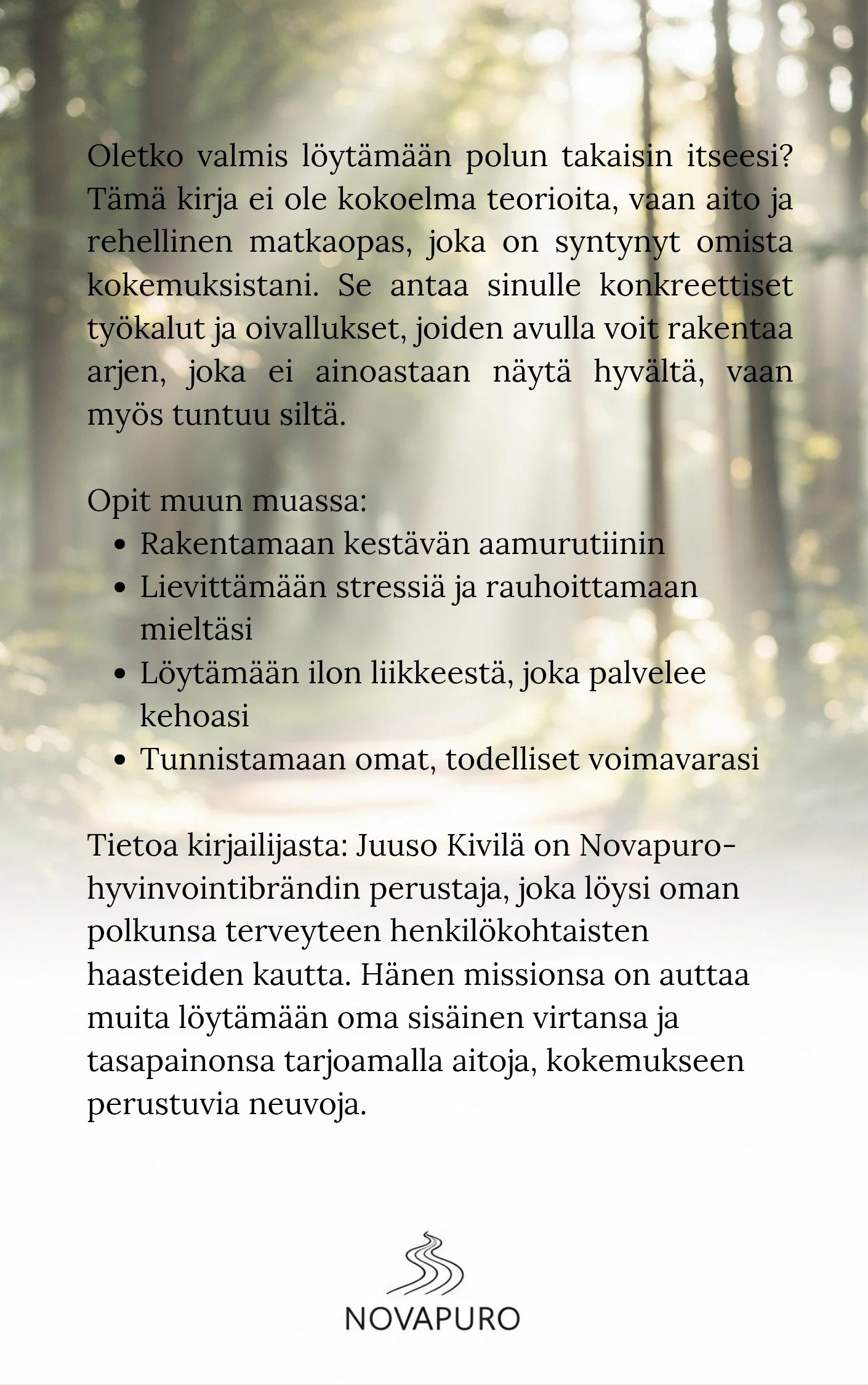 löytyy Sisäinen Virtasi: Opas Tasapainoiseen Arkeen